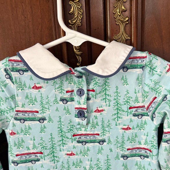 SERENDIPITY by SHRIMP AND GRITS Christmas Jumpsuit Size 18M VGUC - Picture 8 of 9